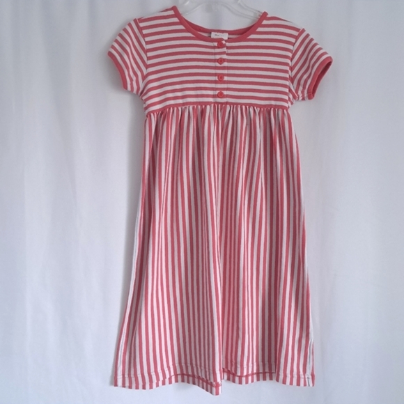 Hanna Andersson Other - Hanna Andersson Girls Cotton Knit Striped Dress